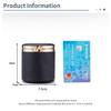 Portable Real Leather Jewelry Travel Wallet Mini Kiss-Lock Cylindrical Storage Box, Compact Organizer for Rings, Earrings, Coins