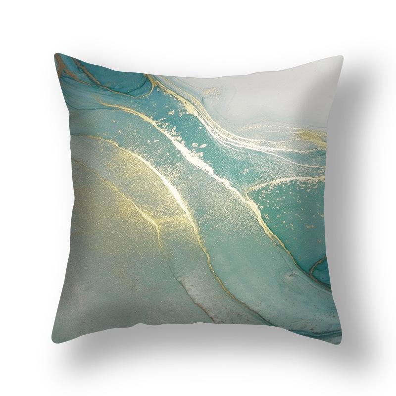 Geometric Nordic Gilt Simple Style Home Printed Pillow Cover Cushion Cover