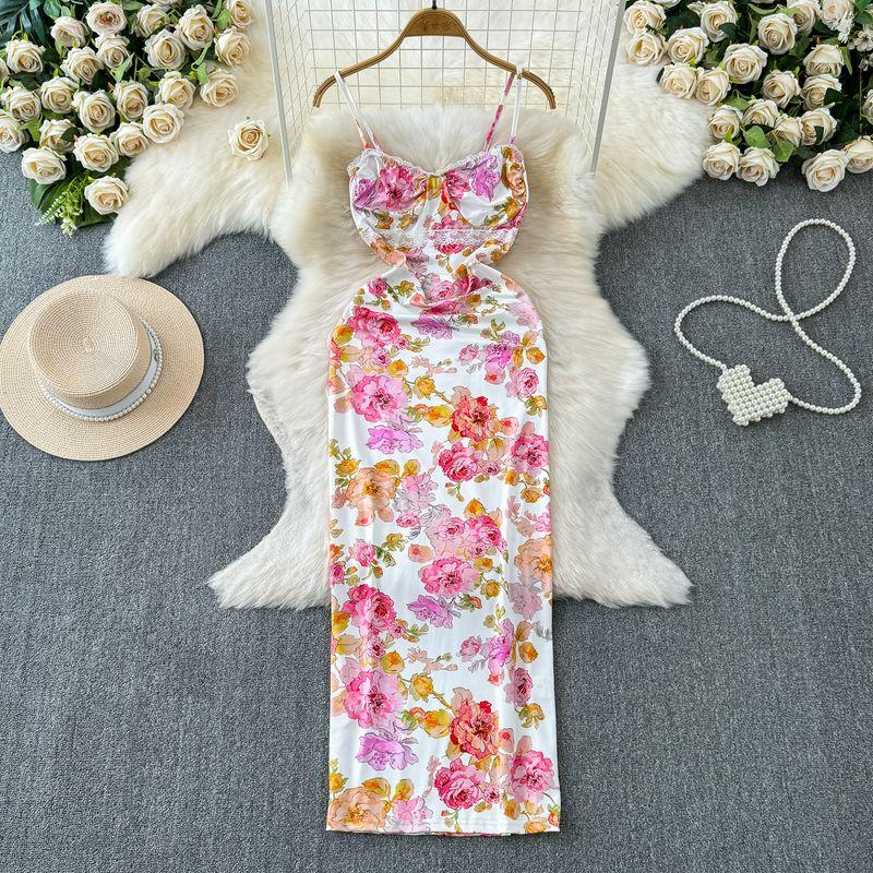 

Модное Сексуальное Элегантное Цветное Платье с Открытыми Плечами Женское Летнее Приталенное Платье-Футляр, Подчеркивающее Фигуру, Красивое Платье на Бретелях с Открытой Спиной White background color S