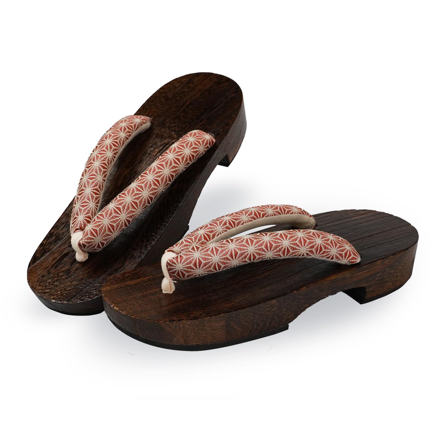 

Амемари Юката Размер Лист конопли Приглушенный Толстый Оби Обожженная Павловния Аутентичный Резиновый Пышный Юката Дерево Милые и Стандартного размера Гэта, Женские Гэта, F,