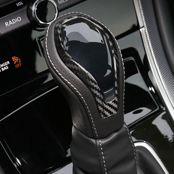 Carbon Fiber Gear Shift Knob Trim for Infiniti QX60/QX80/Q50L/Q60