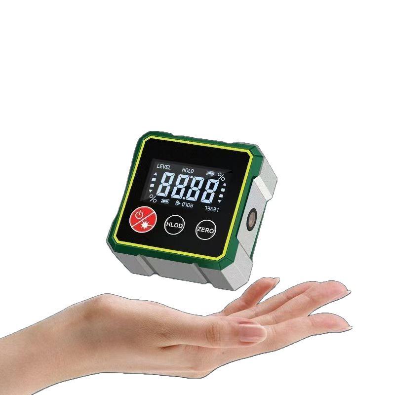 Digital Display Magnetic Double-Sided Laser Inclinometer Level for Precise Measurement and Adjustment