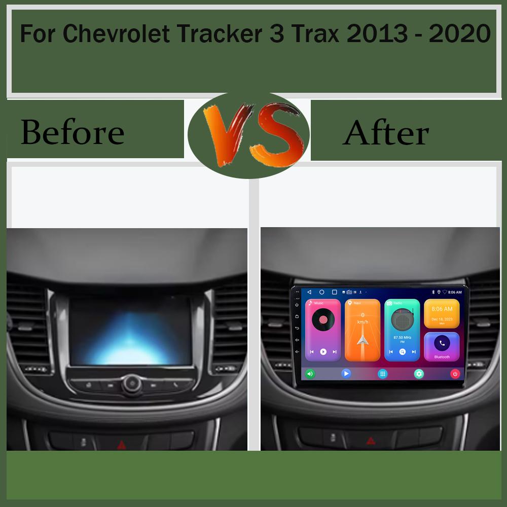 Android Multimedia For Chevrolet Tracker 3 2013 - 2020 Car Stereo CPU Radio QLED Player GPS Navigation Carplay Auto HDR Wifi Cam