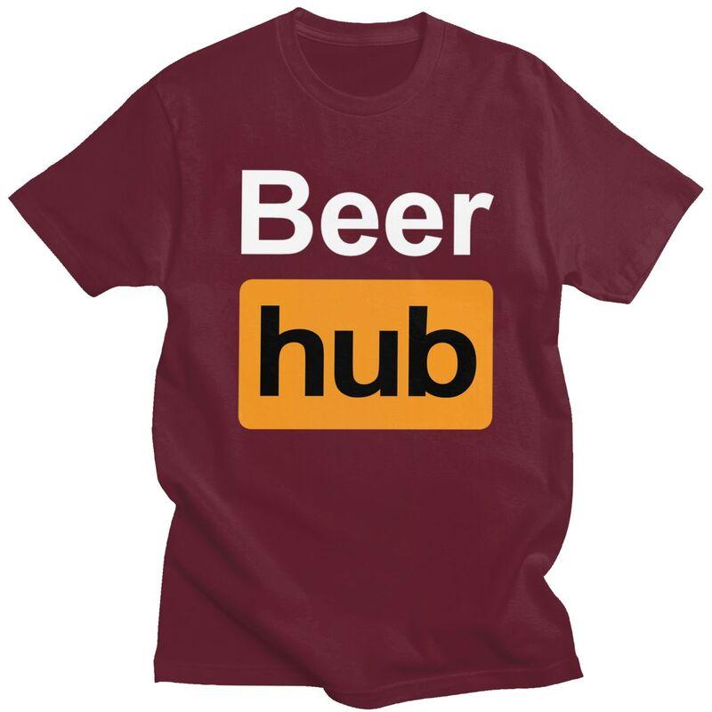 Custom Beer Hub T Shirt for Men Tshirt Casual Tee Beerhub Tshirts Clothing Gift