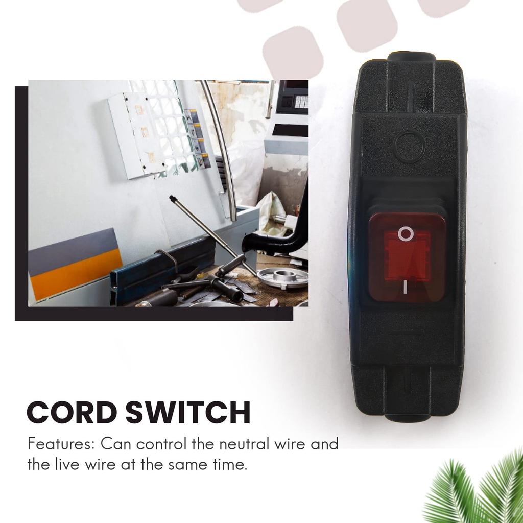 Xsdjasd 30A 220V JR-617 Waterproof Line Medium Switch Line Switch