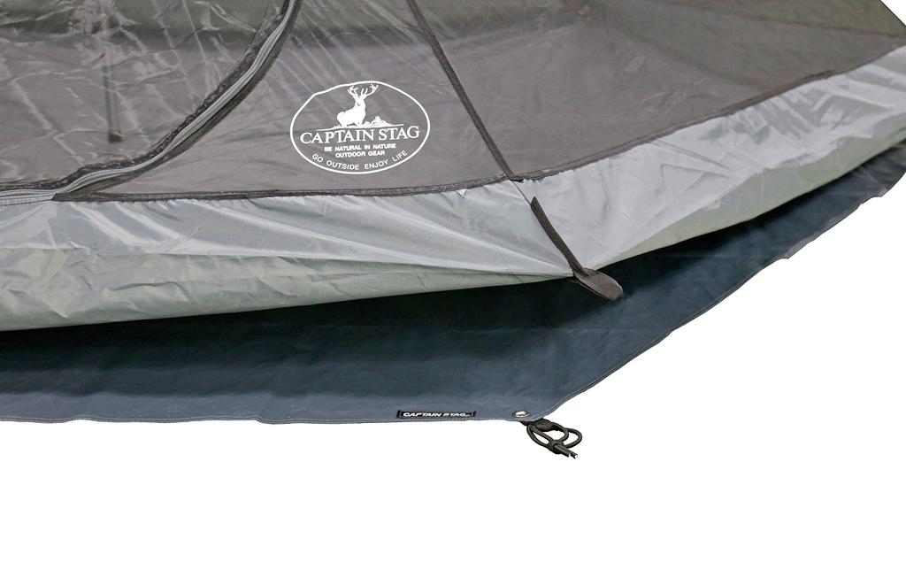 Captain Stag UA-4529 Tent Sheet Ground Sheet [Compatible Tent UA-47CS Classics One Pole Tent DX Octagon 460UV] with Storage Bag