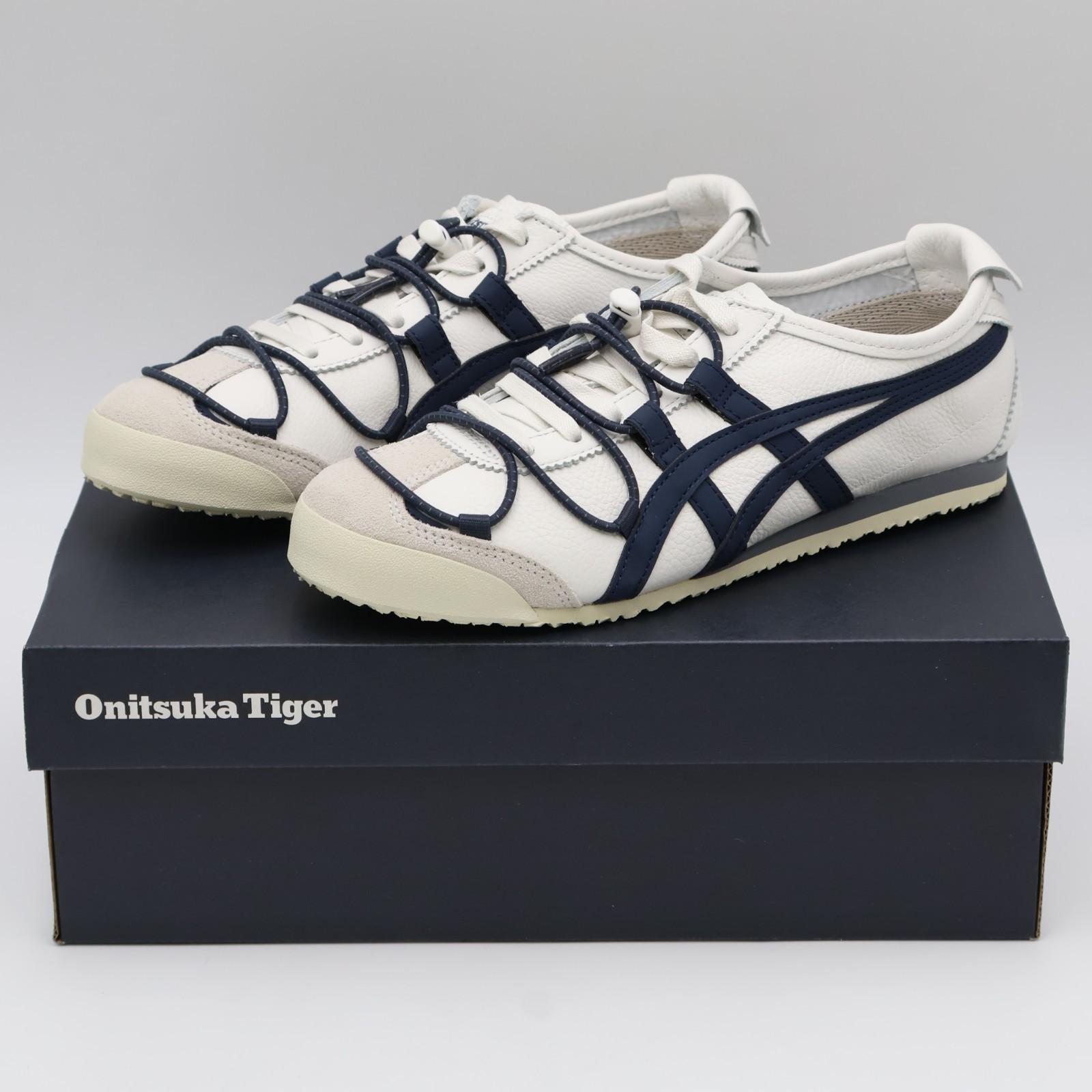 1183C577-100 Onitsuka Tiger Mexico 66 Viny Белый/Железный Синий (Мужской) 4