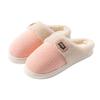 2025 cotton shoes autumn and winter non-slip thick-soled plush splicing household warm and velvet household cotton slippers