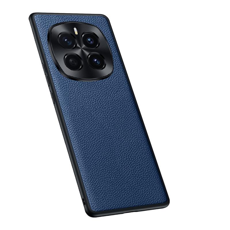 Geeignet für Honor Magic7 Handyhülle Hardware-Objektiv Vollumschließend Honoror Sturzsicher Mgc6pro Lychee-Muster Lederhülle