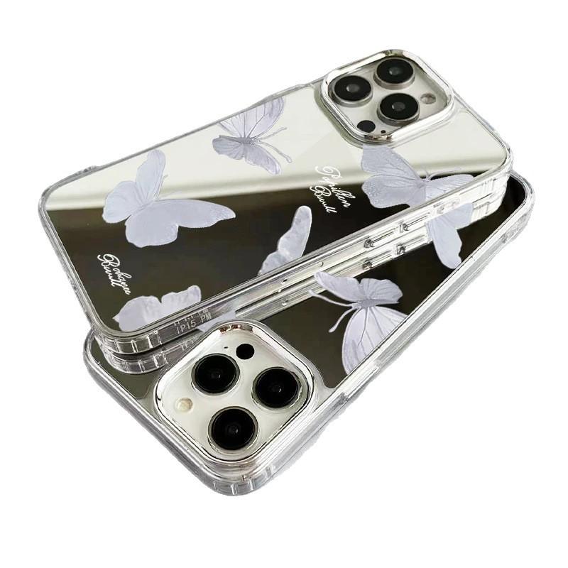 Temperament Butterfly for IPhone16Promax Mobile Phone Case 14plus New Style 12pro Fashion 11 Creative