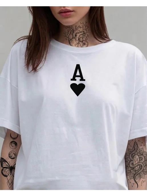Letter A T-shirt. Summer print 2XL