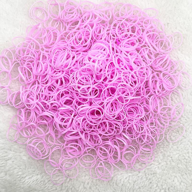 500pcs Cute Colourful Rubber Ring Disposable Elastic Hair Bands Ponytail Holder Rubber Band Scrunchies Kids Hair Accessorie