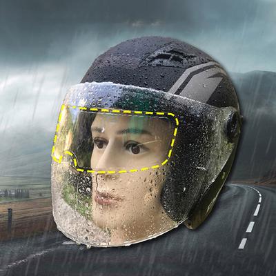 Universelle Motorradhelme Antibeschlag-Patch Visierlinse Helmlinse Schutzfolie für gegen UV-Licht Regen Motorradzubehör