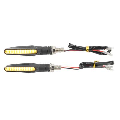1 Paar 12V Motorrad Blinkerleuchten LED Kontrollleuchte für Sport Street Bike Offroad Chopper