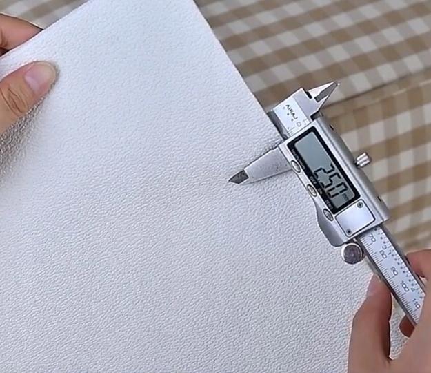 Self-adhesive Wallpaper Wall Covering Fabric Structure Matte Foam Lambskin