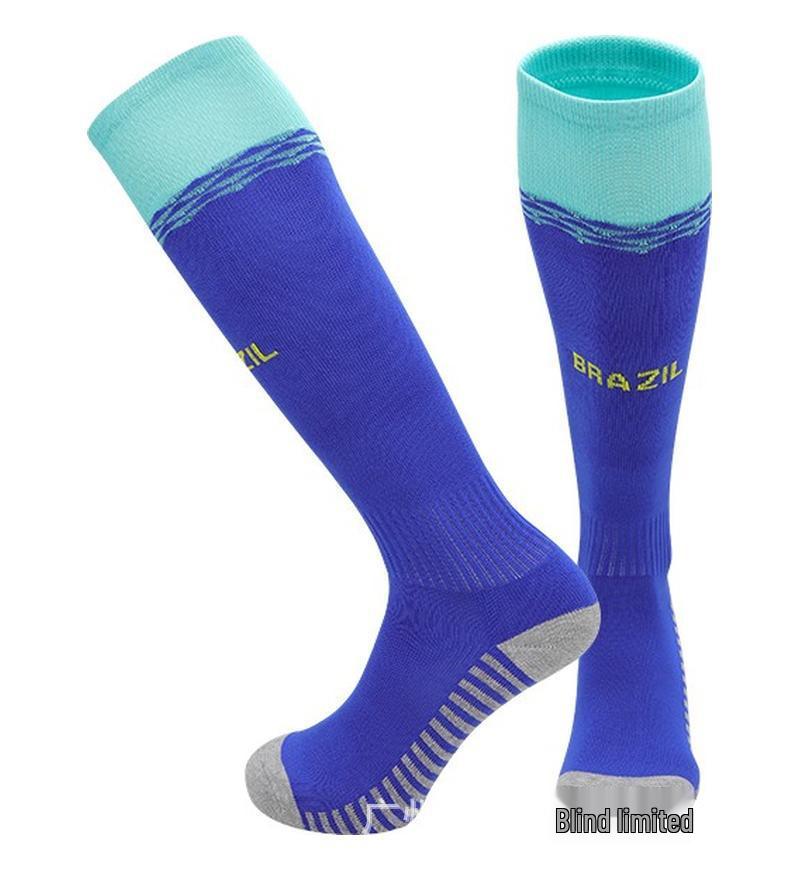 World Cup Over-the-Knee Football Socks - Argentina & Miami Barca Design for Adults & Kids