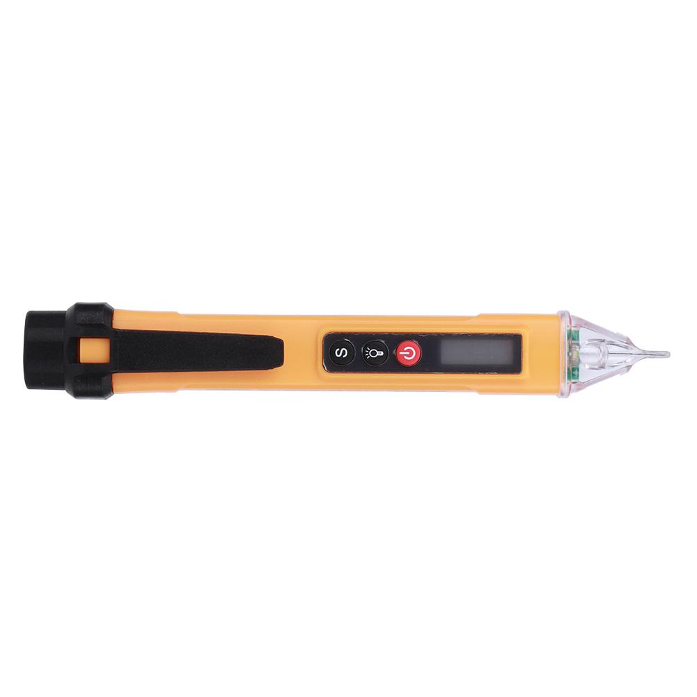 Digital NonContact Current Voltage Detector Test Pen Measuring Instrument AC121000V(Yellow Black )