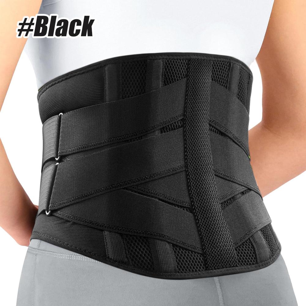 

1Pcs Compression Back Brace - Lumbar Support Belt For Herniated Disc,Workout,Heavy Lifting,Posture Correction (Men & Women) L