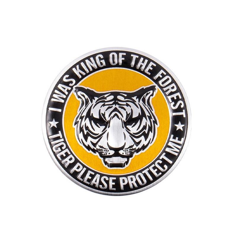 

NEW Car stickers metal aluminum alloy animal stickers tiger head eagle head lion head car sticker accessories
