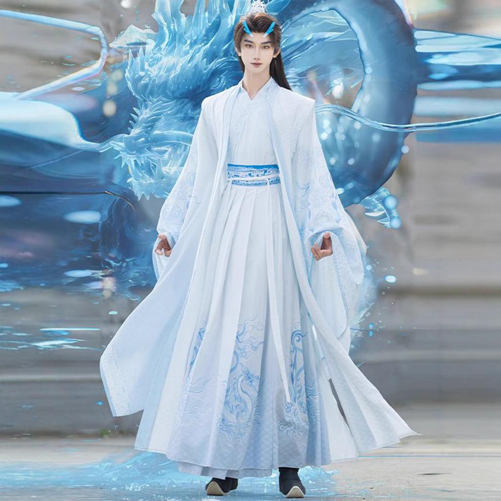 Chinese Song Dynasty Style Hanfu, Waist-length Collar, Cos Daily Stage Performance Suit