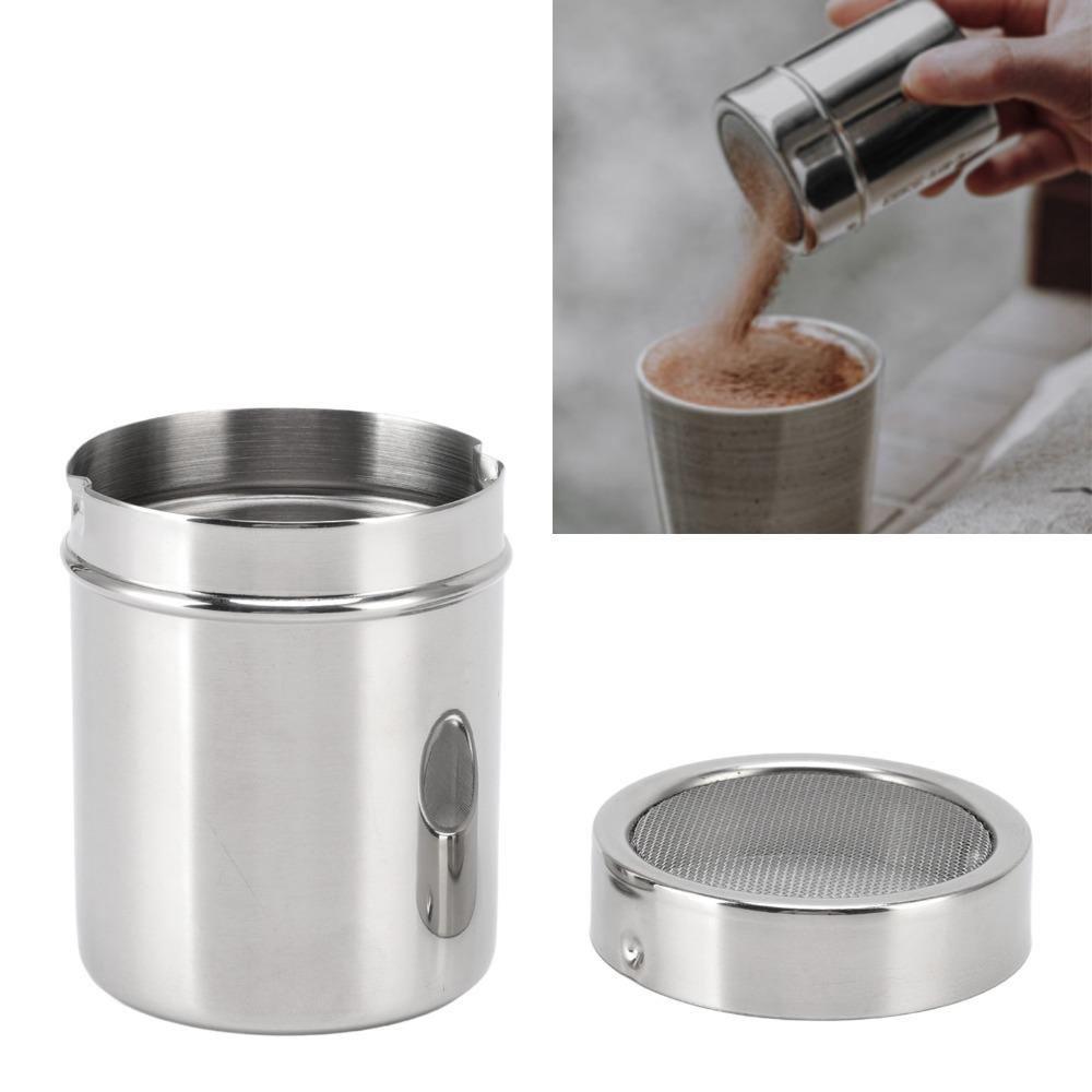 Food Grade Powder Sugar Shaker Rustproof Salt Dispenser Durable Baking Powder Dispenser  For Baking