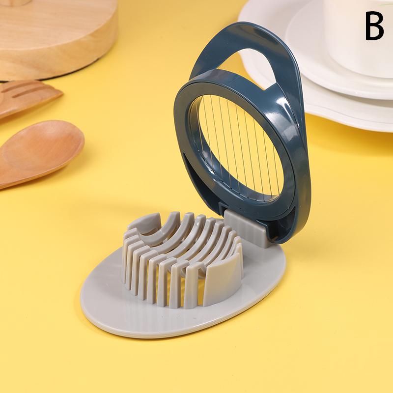1Pc Multipurpose Stainless Steel Wire Egg Slicer For Hard Boiled Eggs Metal Egg Cutter Fruit Garnish Slicer Kitchen Gadgets