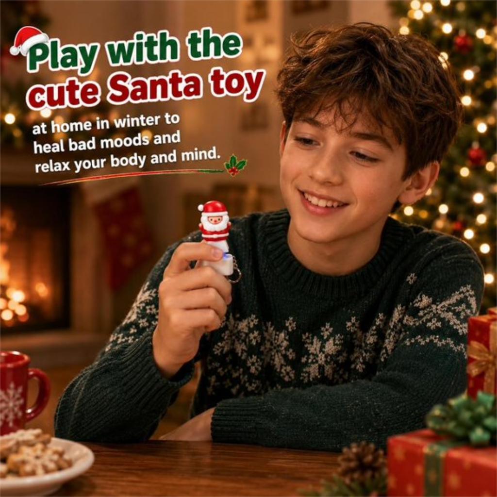 Rechargeable Keychain with Sound and Light for Christmas Stocking Stuffer