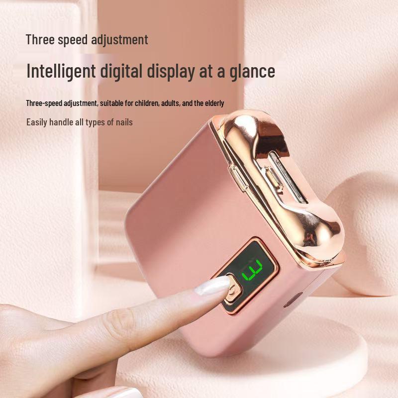 

Electric Nail Clipper & Manicure Trimmer with Anti-Pinch for Adults, Babies & Children - Automatic Nail Grinder. белый