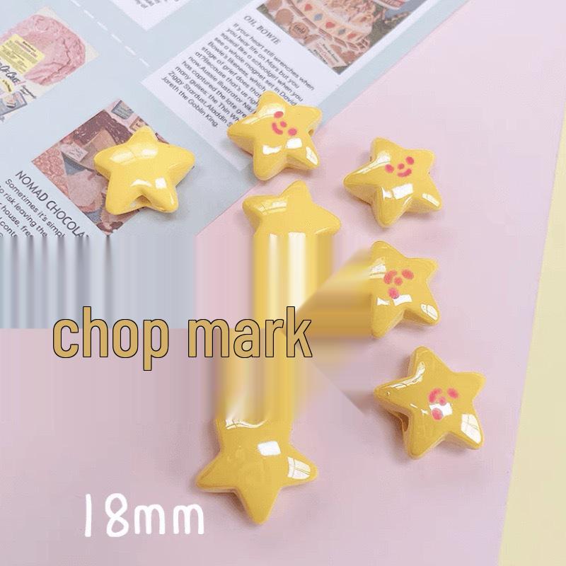 Acrylic Bear & Bunny Star Resin Beads for DIY Phone Chains & Bracelet Charms