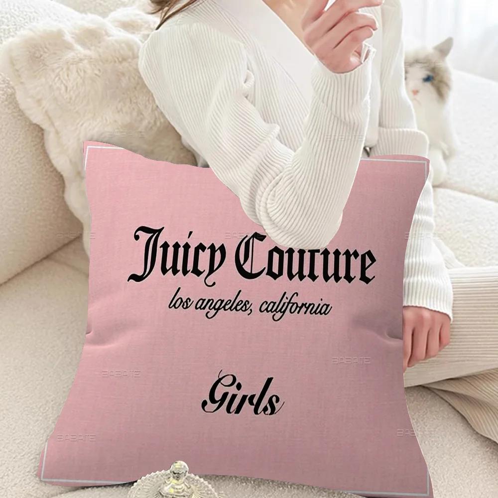 Moda J-juicy-couture Federe Cuscino Cartone Animato Divano Decorativo Casa Stampa su Due Lati Peluche Corto Carino Copricuscino