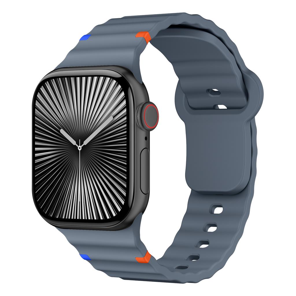 Silicone Straps for Apple Watch Band 44mm 40mm 49mm 45mm 46mm 42mm 38mm 41mm Correa Sport Bracelet iWatch Series 10 SE 9 Ultra 2