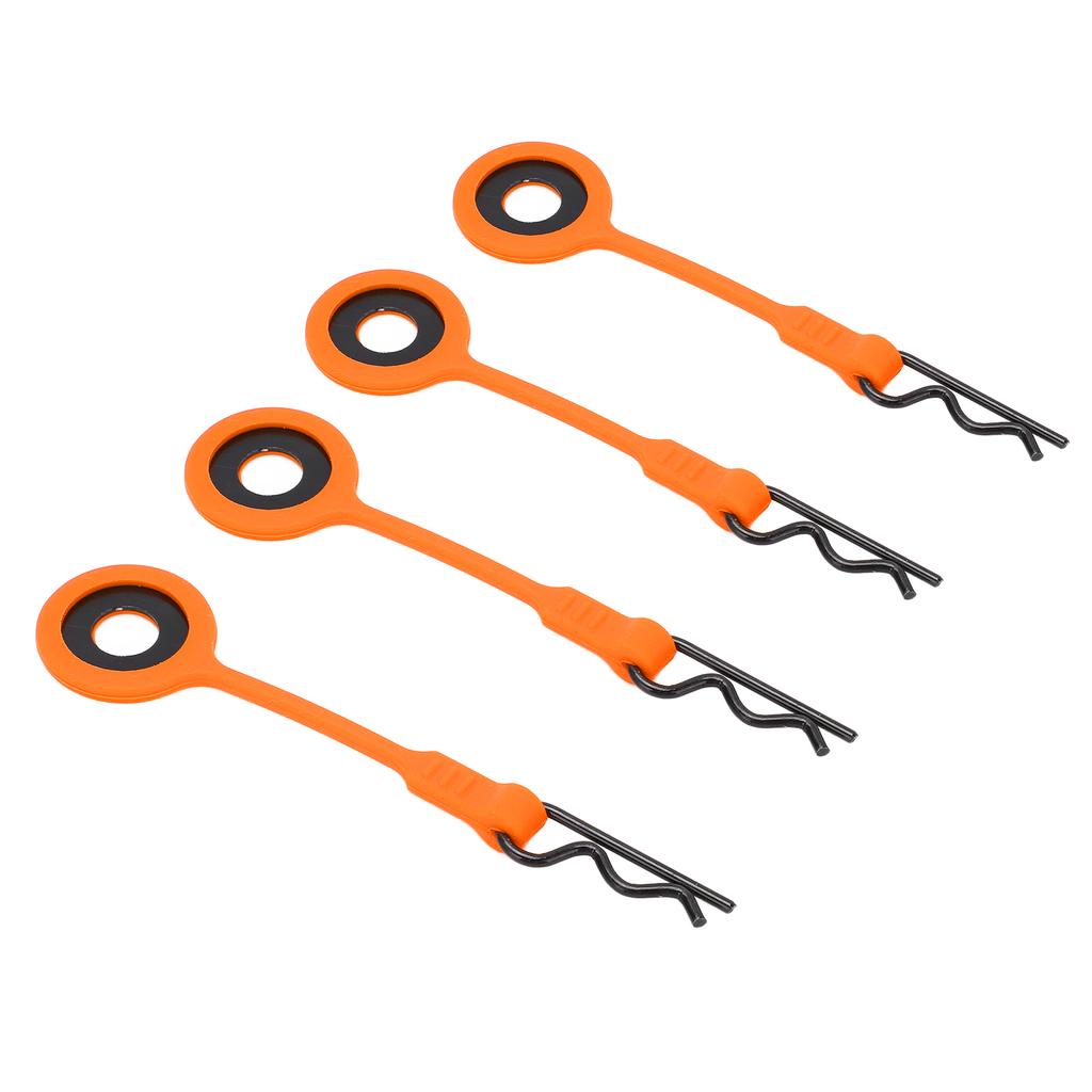 4PCS RC klipy na karoserii RC automobilu, pevné klipy, držák, silikonový kov, univerzální pro 110
