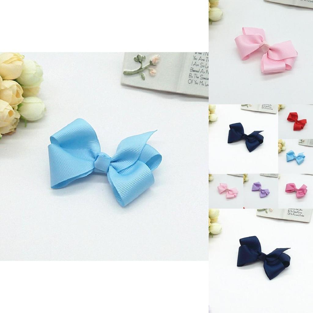 Children Hair Clips With Purple Ribbon Butterfly Hair Accessory For School And Play