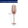 Vergoldetes Stielglas für Wein & Champagner