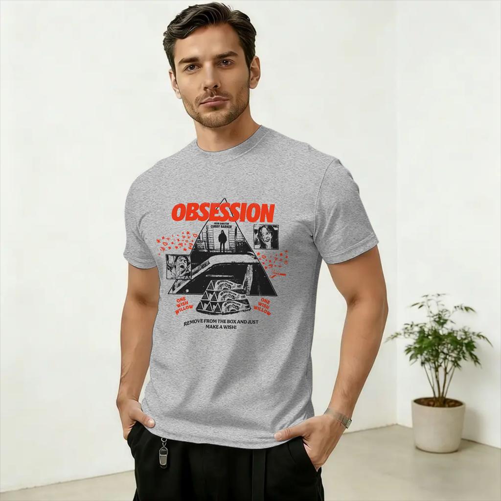 Obsession One Wish Weide T-Shirt Sommer Trend T-Shirts Unisex Baumwolle Rundhals Große Größen 5XL Top T-Shirts Kurzarm Lustiges T-Shirt