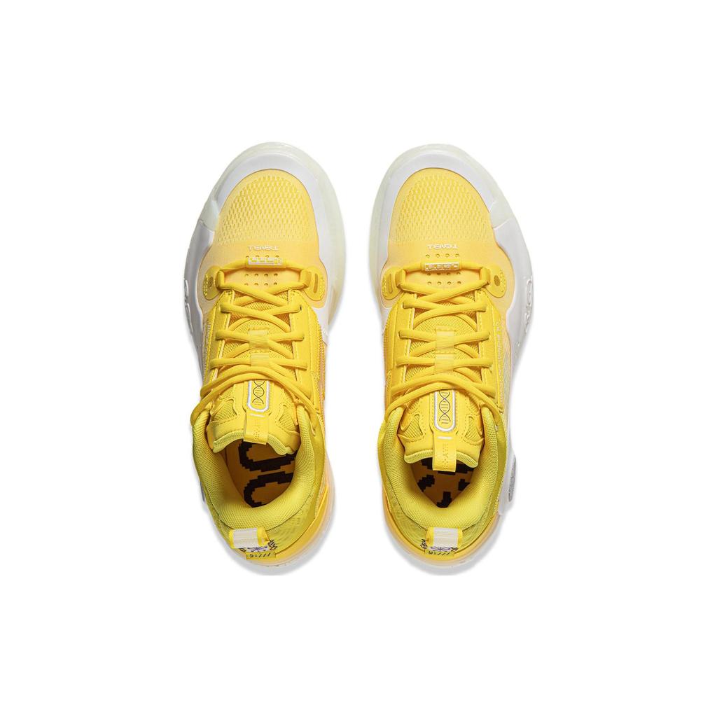 LiNing WOW 10 Low The City Of Angels Cushioning Anti-Slip And Wear-Resistant Low-Top Basketball Shoes Men's Yellow ABAS083-6