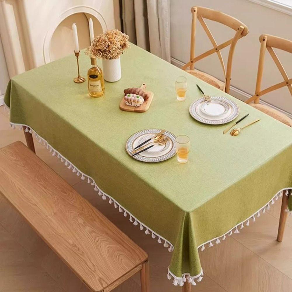 Rectangular Table Cover Oil-proof Table Decoration Modern Simple Table Runner Living Room