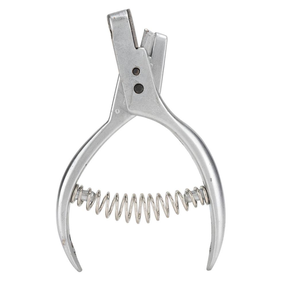 Ocelové hodinkové kleště na stříhání Stříbrný vzor Vykrajovač Hodinkový řemínek Střiháč Oděvní střih