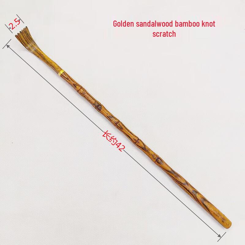 Ebenholz Bambusgelenk Rücken Kratzer