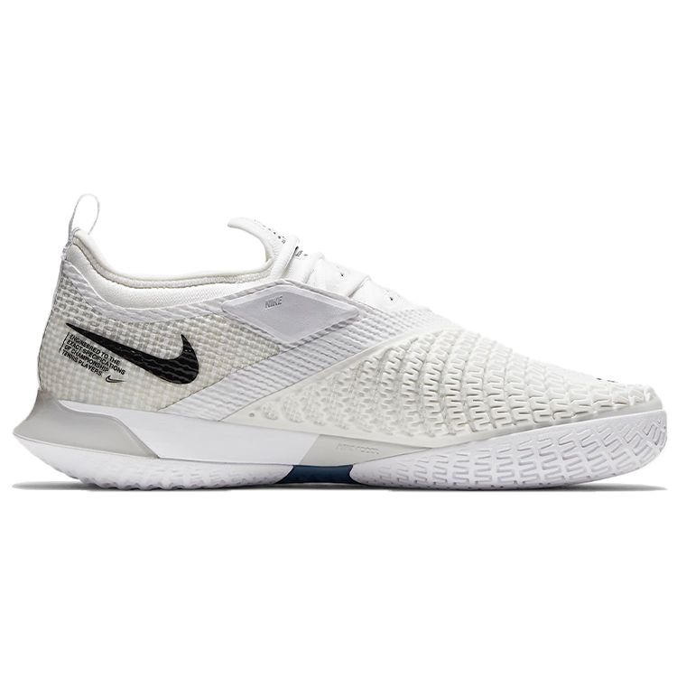 Nike Court React Vapor Nxt HC Biały Szary Mglisty Czarny CV0724-101