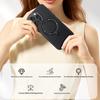 PYNANA PN-16L2 For iPhone 16 Pro Case Compatible with MagSafe Crystal Ring Kickstand PU Leather PC Cover