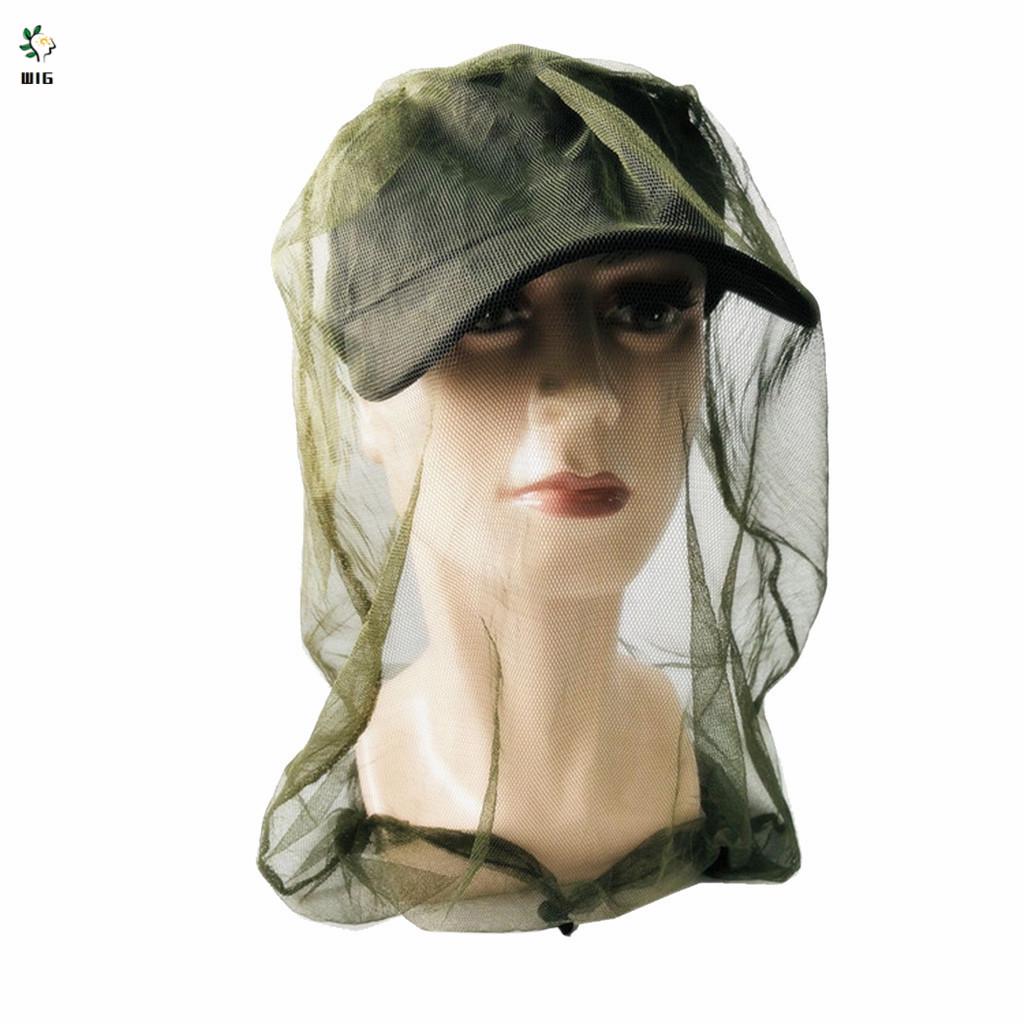 WIG Men Women Outdoor Safari Hat Net 