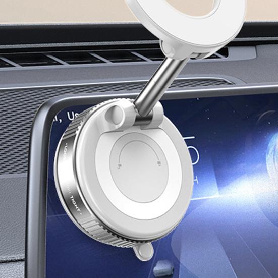Magnetic Car Phone Holder 360 Degree Rotation Stable Support Phone Mount for Speed Cameras Easy Install Retractable Magnet Fix Mobile Accessories