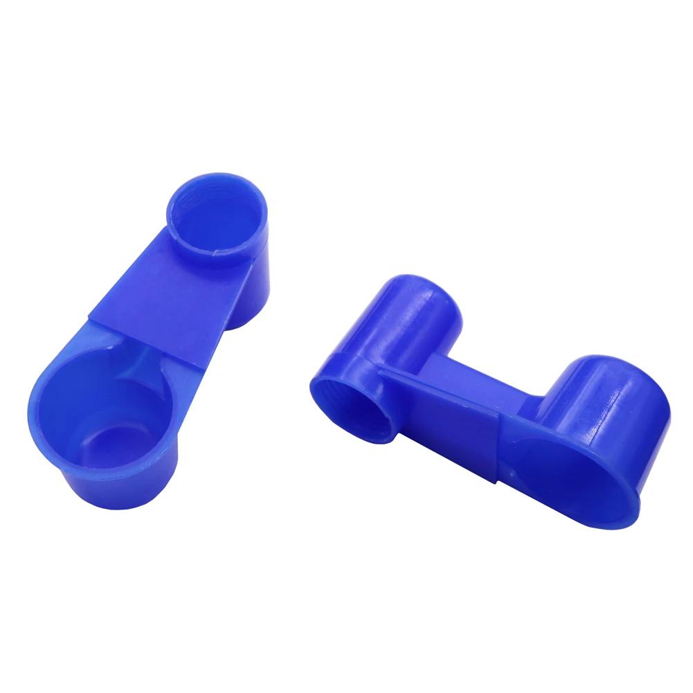 Products Bird Equipment Bird Cage Accessories Blue Drinking Cup Bird Feeding Trough Water Bowl 1pc