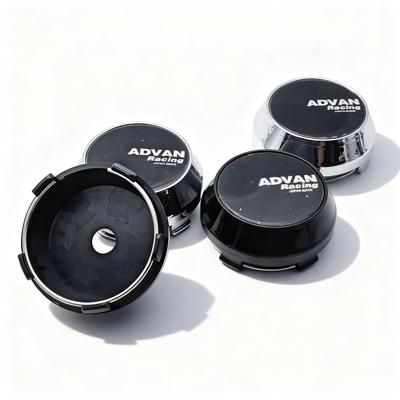 4pcs JDM Advan Racing Logo Emblem Car Wheel Center Caps High Cap 60MM Clips 56MM Wheels Hub Rim Hubcaps Cover Car Accessories