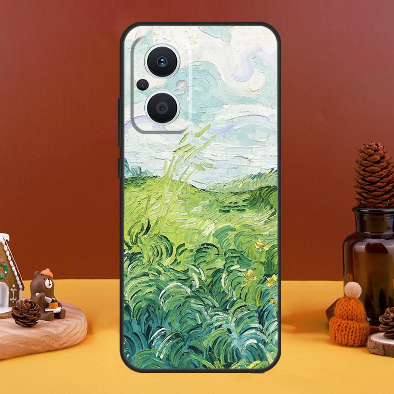 Paintings Starry Night Gogh Case For OPPO Reno 8T 4Z 5Z 10 Pro 11 F 4 5 6 7 8 Lite OPPO Find X5 X6 Pro X2 X3 Lite Cover