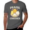 Praise Cheeses Cheese Pun TShirt Basic Comfort Fit TShirt for Unisex