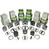 TJ53 44mm Piston Ring Kit Fits For Kawasaki TJ053E TJ53E HA053 Palmera BG520-KA CG522U-KA Cylinder Engine Brush cutter Strimmer