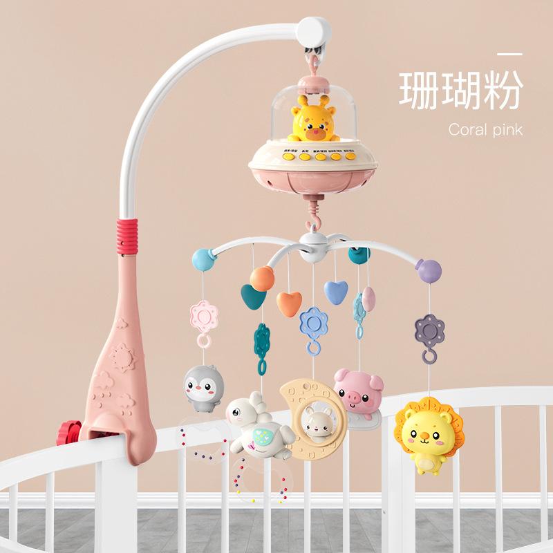 Baby Crib Mobile with Lights Music  Projection for Infants 0-6 Months Remote Control Crib Toys for Newborn Baby Mobile for Crib