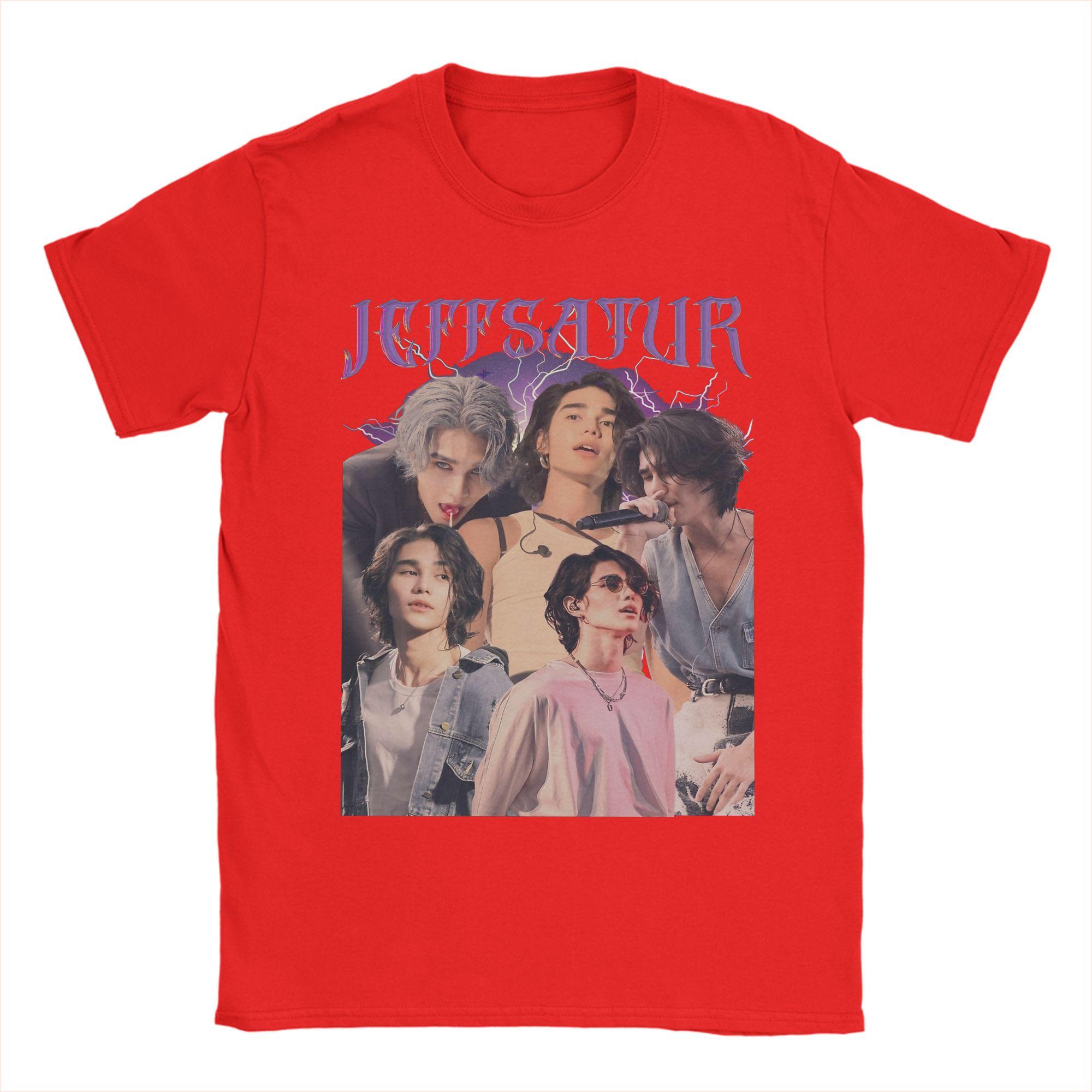 Leisure Thai Singer Actor Jeff Satur TShirt Men Crewneck Cotton T Shirts  Short Sleeve Tee Shirt Classic Tops S